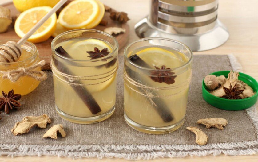 té de jengibre